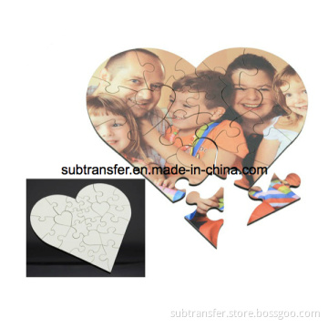 Sublimation Puzzle-Heart/Round/Square/Coaster